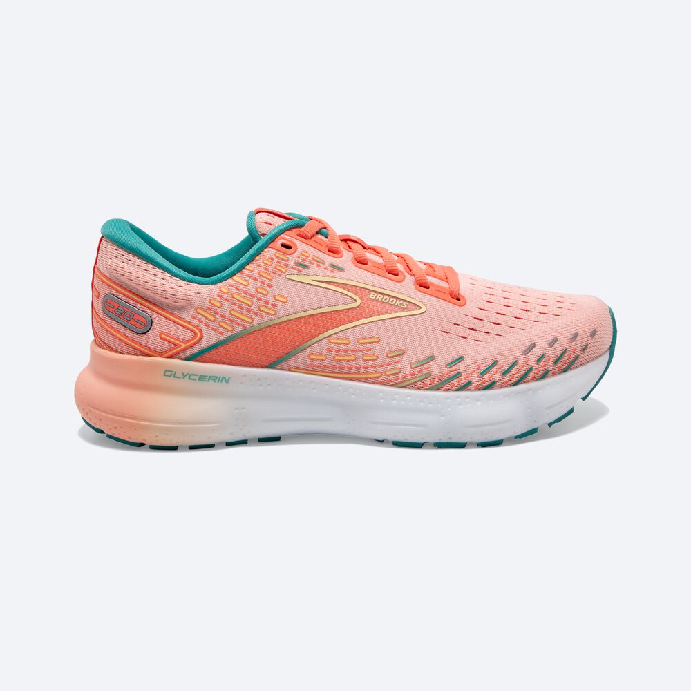 Brooks Glycerin 20 αθλητικα παπουτσια running γυναικεια κοραλι | GR194386