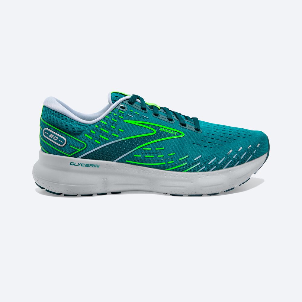 Brooks Glycerin 20 παπουτσια για τρεξιμο ανδρικα πρασινο | GR067293