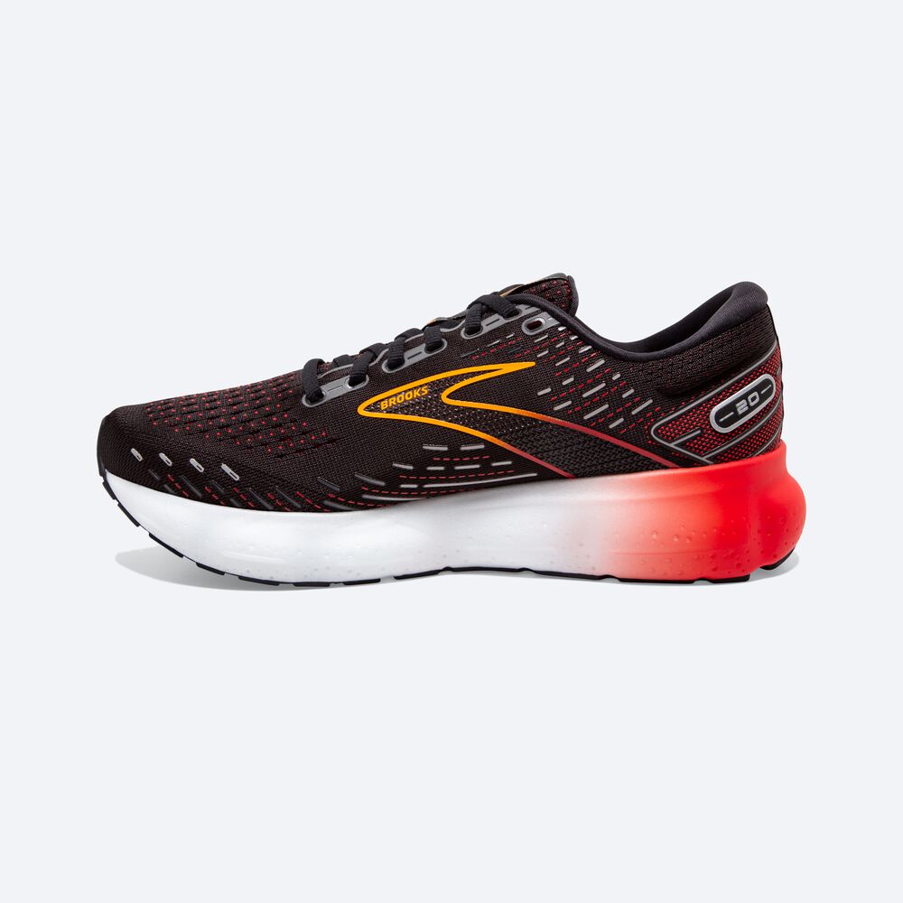 Brooks Glycerin 20 παπουτσια για τρεξιμο ανδρικα μαυρα/κοκκινα | GR098325