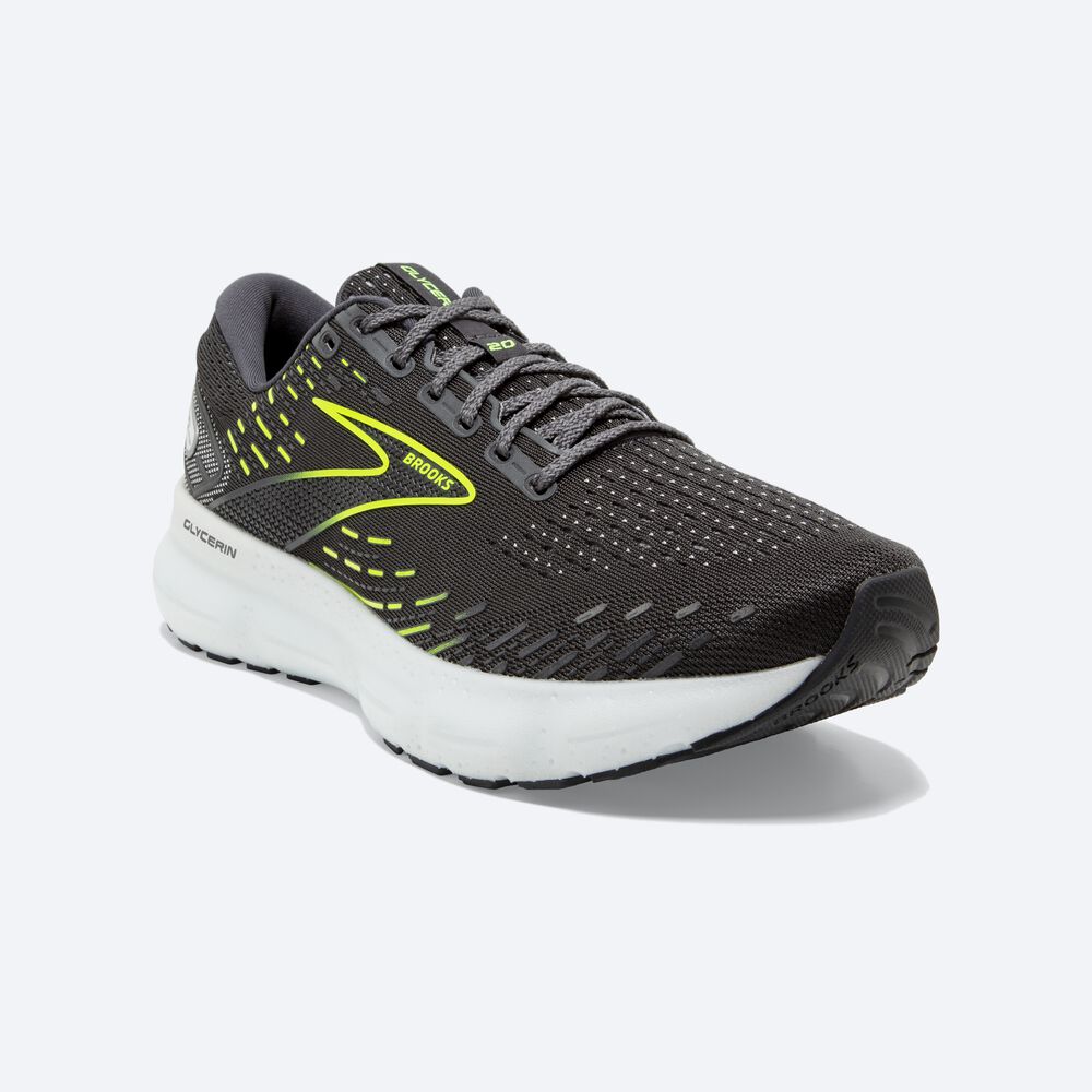 Brooks Glycerin 20 παπουτσια για τρεξιμο ανδρικα ασπρα | GR107459