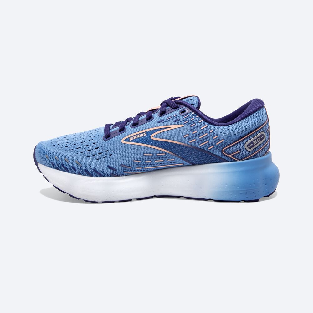 Brooks Glycerin 20 παπουτσια για τρεξιμο γυναικεια μπλε/ασπρα | GR423971