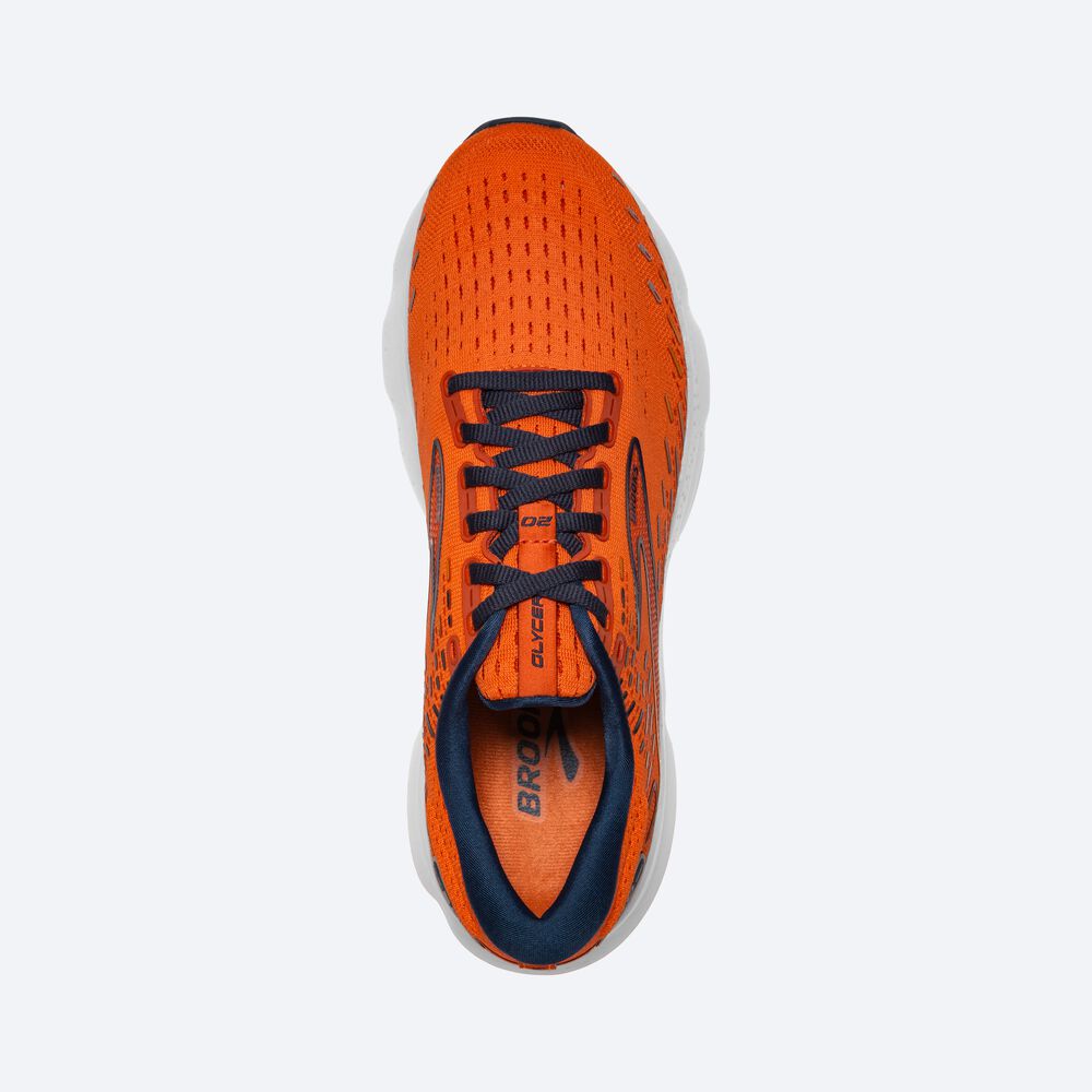 Brooks Glycerin 20 παπουτσια για τρεξιμο ανδρικα πορτοκαλι/καφε | GR504691