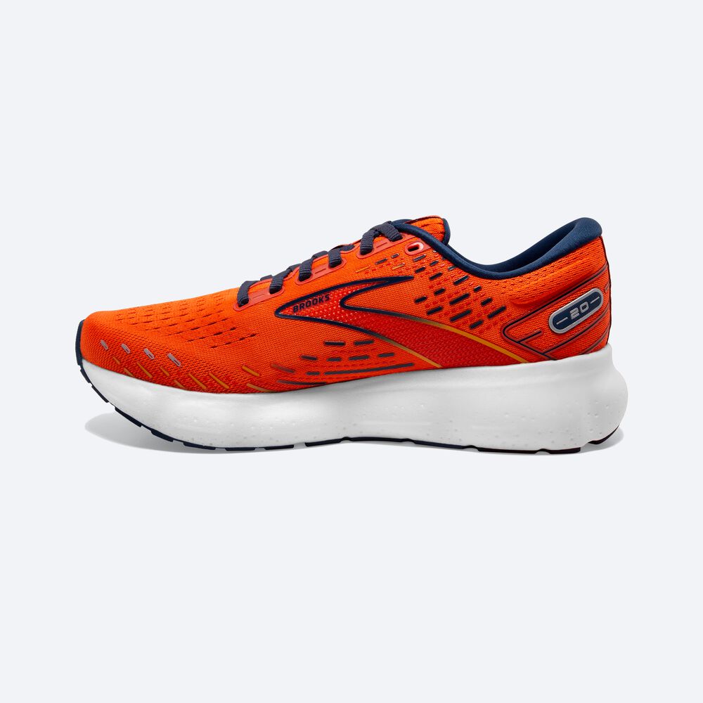 Brooks Glycerin 20 παπουτσια για τρεξιμο ανδρικα πορτοκαλι/καφε | GR504691