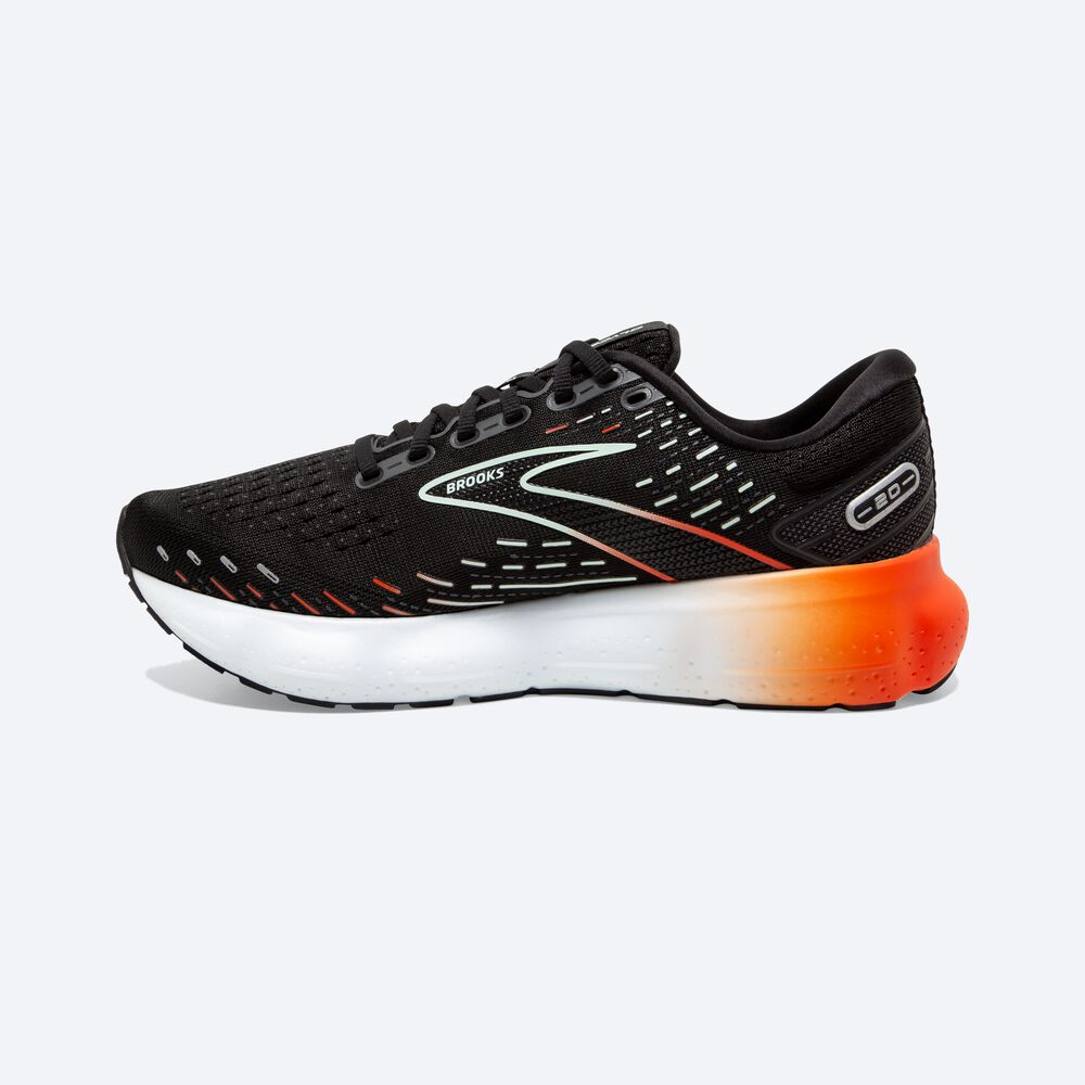 Brooks Glycerin 20 παπουτσια για τρεξιμο γυναικεια μαυρα/κοκκινα | GR532076