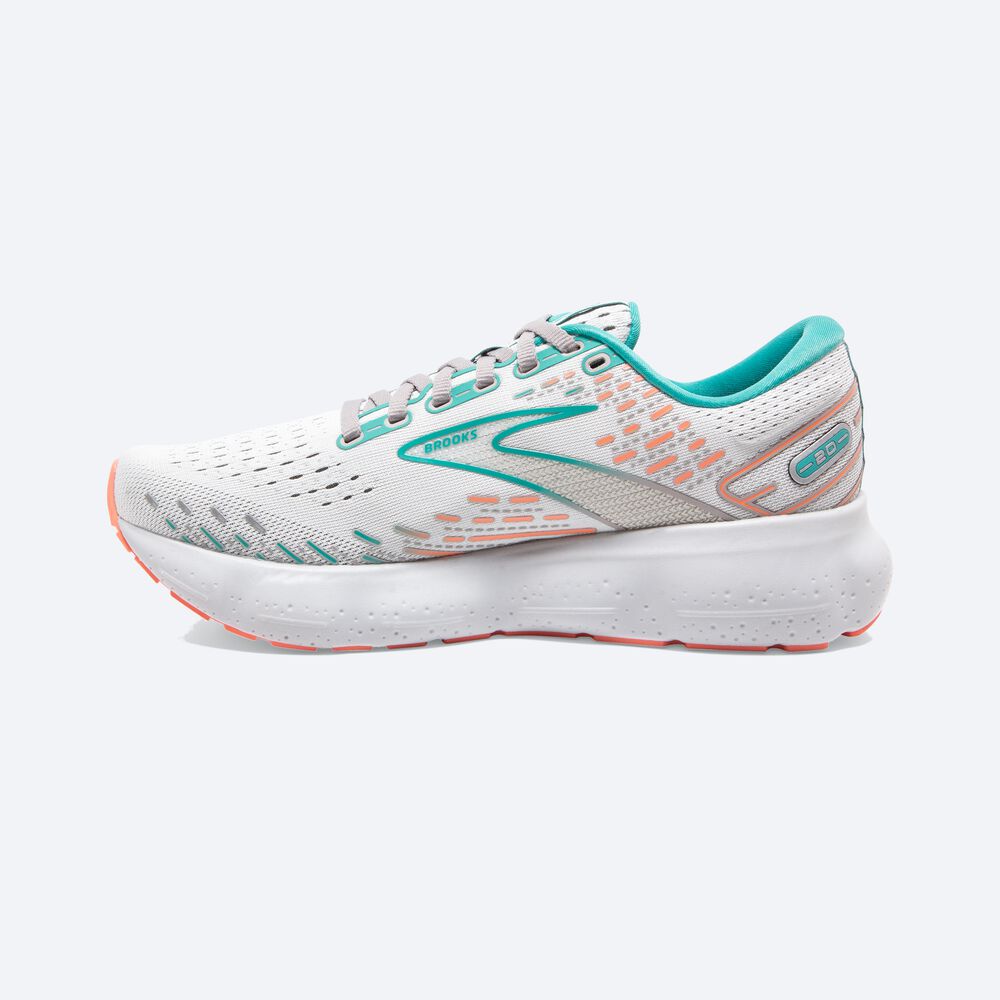 Brooks Glycerin 20 παπουτσια για τρεξιμο γυναικεια γκρι/κοραλι | GR647150