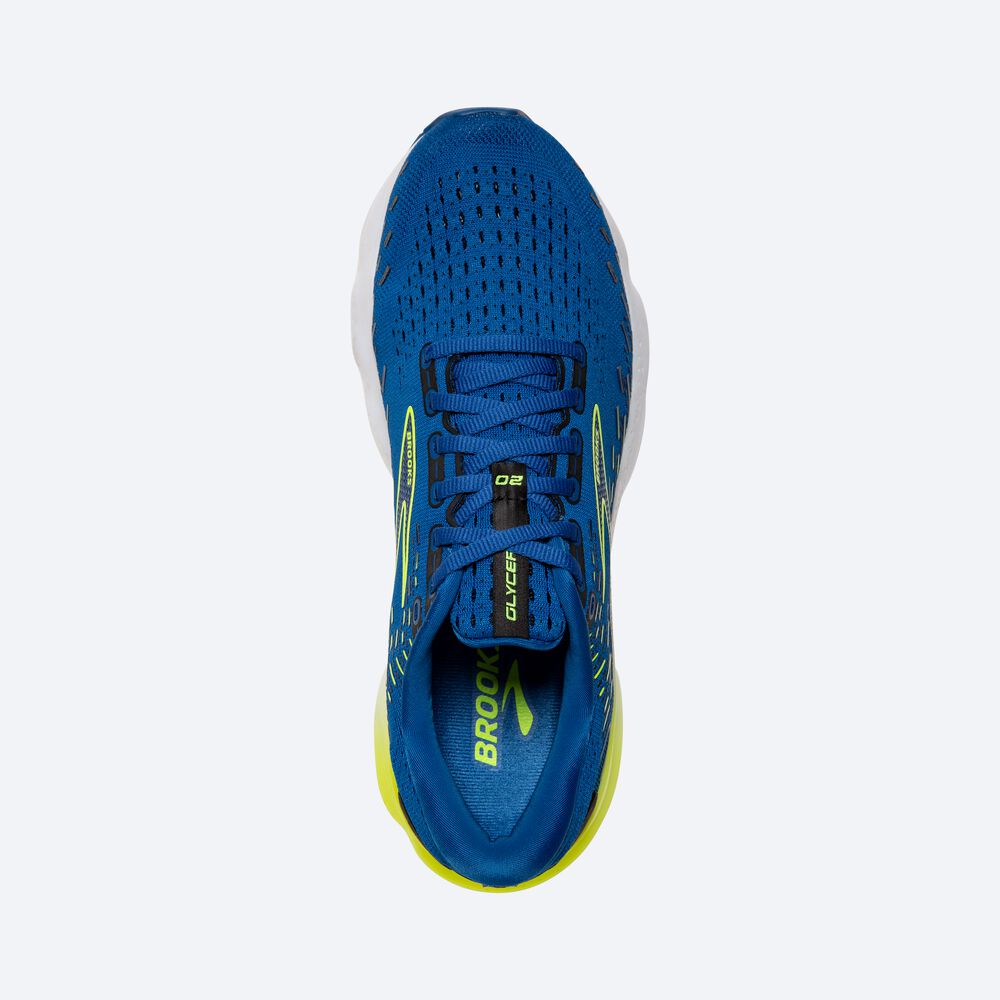 Brooks Glycerin 20 παπουτσια για τρεξιμο ανδρικα μπλε/ασπρα | GR790382