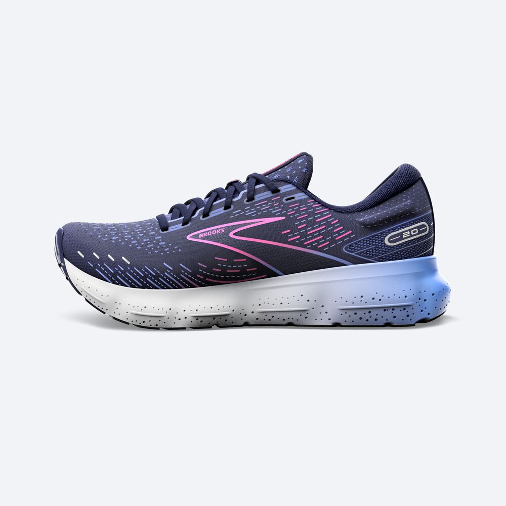 Brooks Glycerin 20 παπουτσια για τρεξιμο γυναικεια σκουρο μπλε/μπλε/ροζ | GR853610