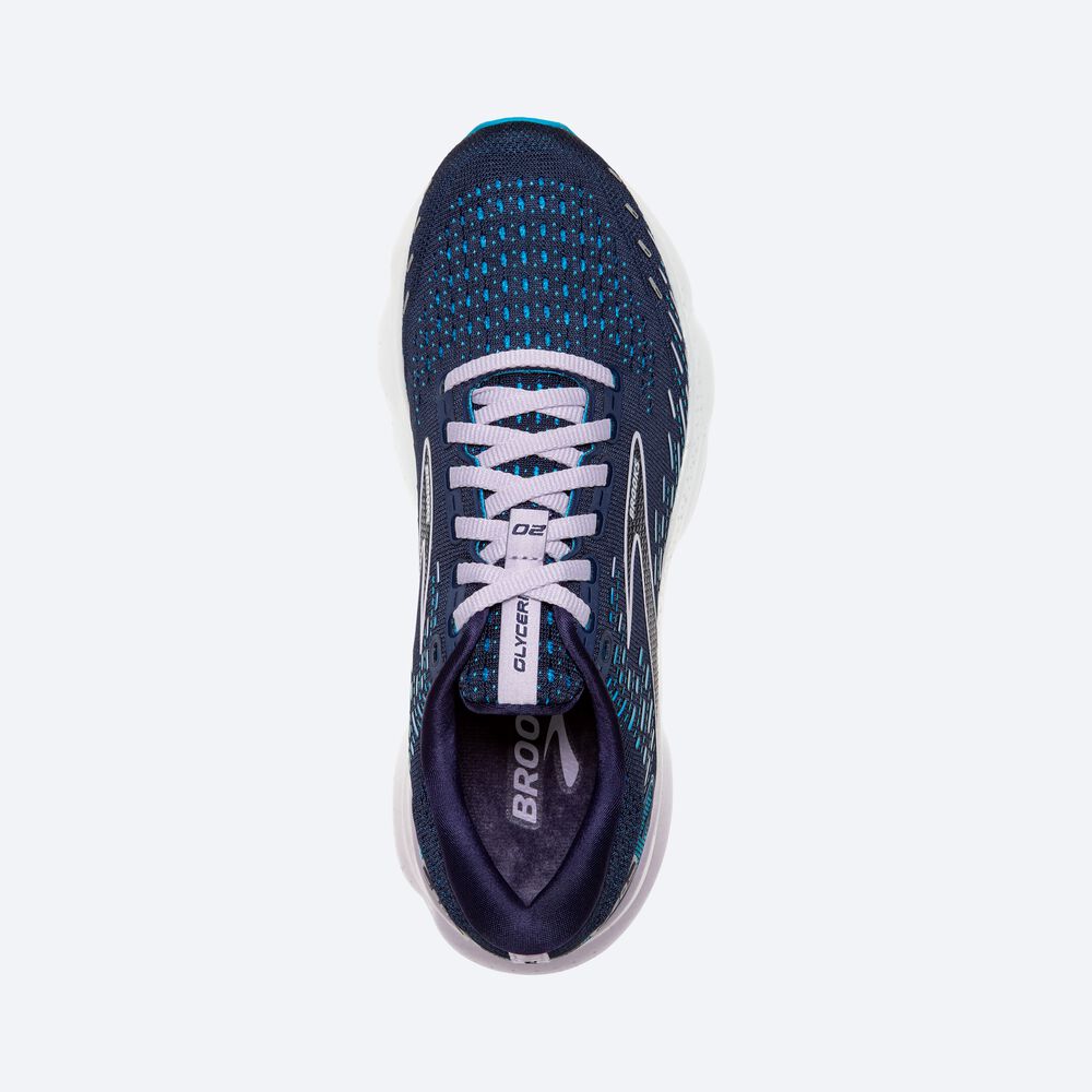 Brooks Glycerin 20 παπουτσια για τρεξιμο γυναικεια σκουρο μπλε | GR870354