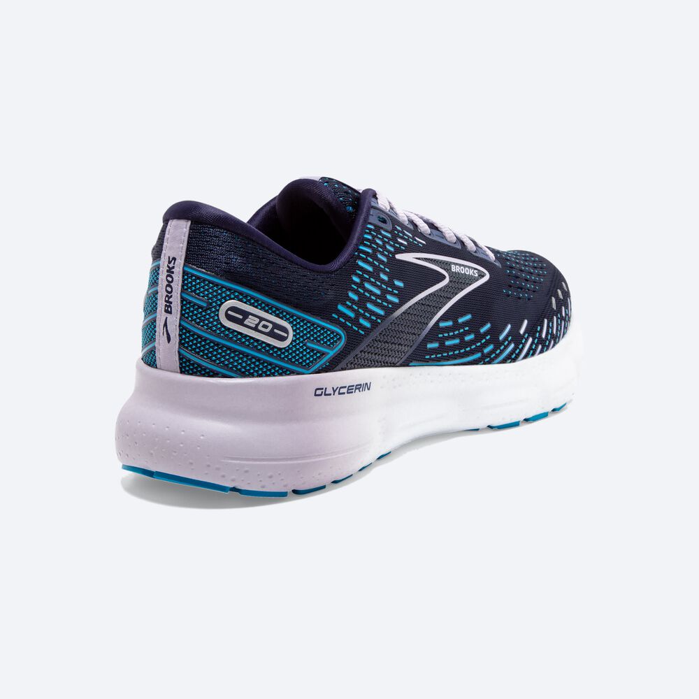 Brooks Glycerin 20 παπουτσια για τρεξιμο γυναικεια σκουρο μπλε | GR870354