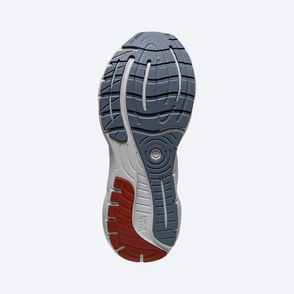 Brooks Glycerin GTS 20 αθλητικα παπουτσια running ανδρικα γκρι/κοκκινα/πορτοκαλι | GR495367