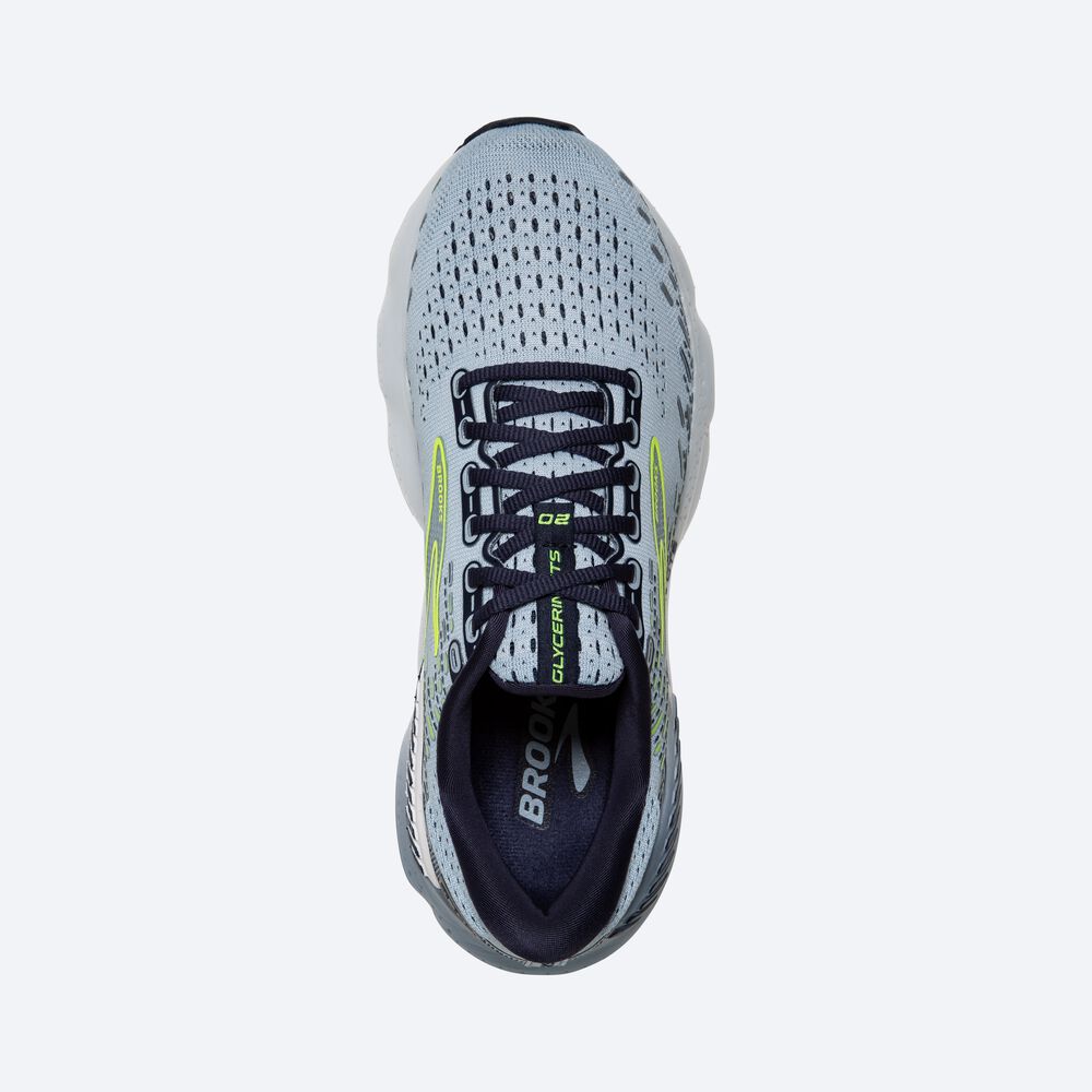 Brooks Glycerin GTS 20 παπουτσια για τρεξιμο γυναικεια ανοιχτο μπλε/σκουρο μπλε | GR058239