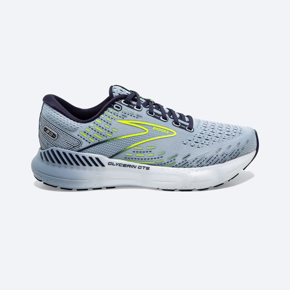 Brooks Glycerin GTS 20 παπουτσια για τρεξιμο γυναικεια ανοιχτο μπλε/σκουρο μπλε | GR058239