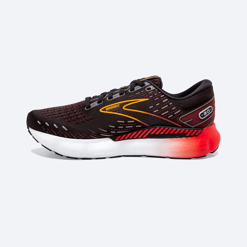 Brooks Glycerin GTS 20 παπουτσια για τρεξιμο ανδρικα μαυρα/κοκκινα | GR341706