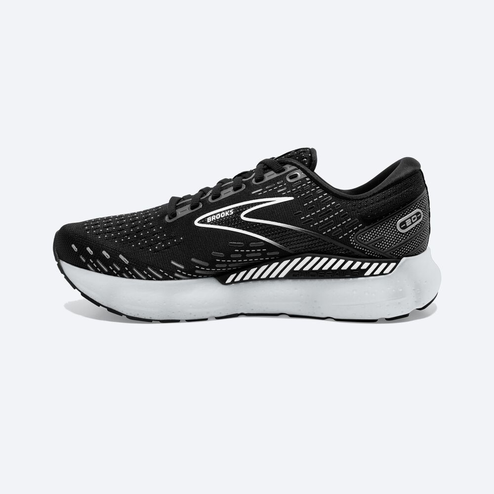 Brooks Glycerin GTS 20 παπουτσια για τρεξιμο γυναικεια μαυρα/ασπρα | GR368279