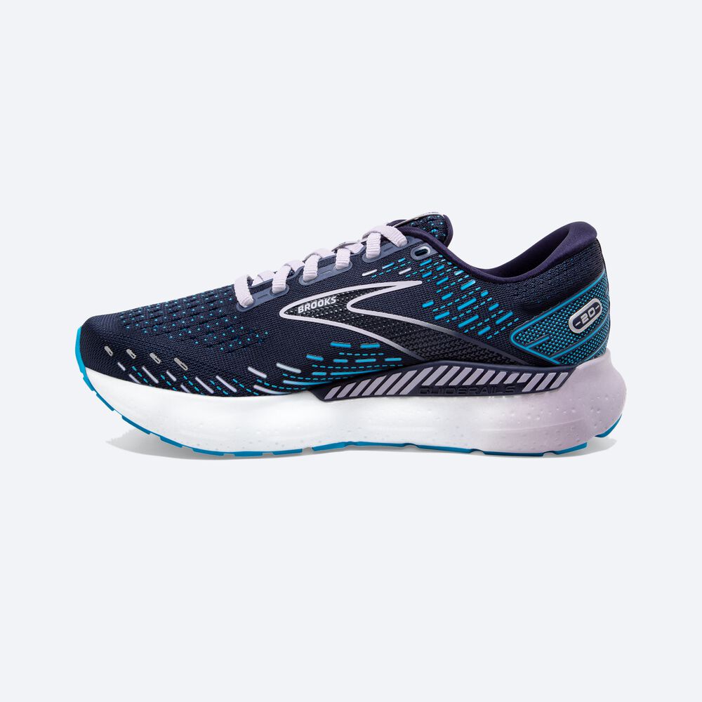 Brooks Glycerin GTS 20 παπουτσια για τρεξιμο γυναικεια σκουρο μπλε | GR958063