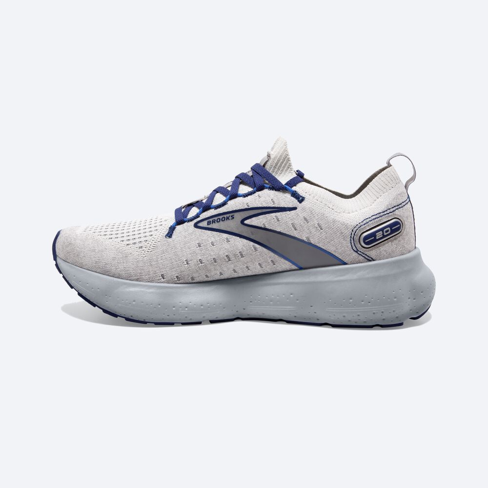 Brooks Glycerin StealthFit 20 παπουτσια για τρεξιμο ανδρικα γκρι/μπλε | GR456329