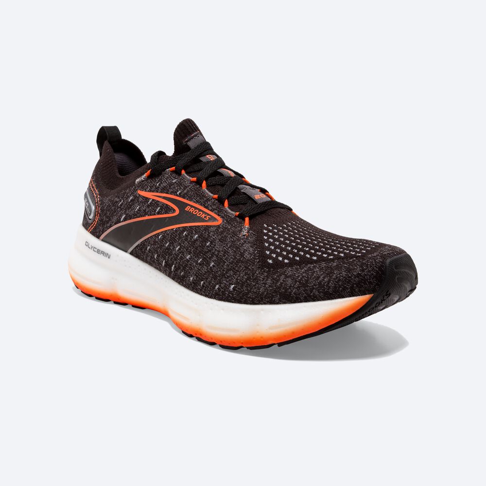 Brooks Glycerin StealthFit 20 παπουτσια για τρεξιμο ανδρικα μαυρα | GR901253