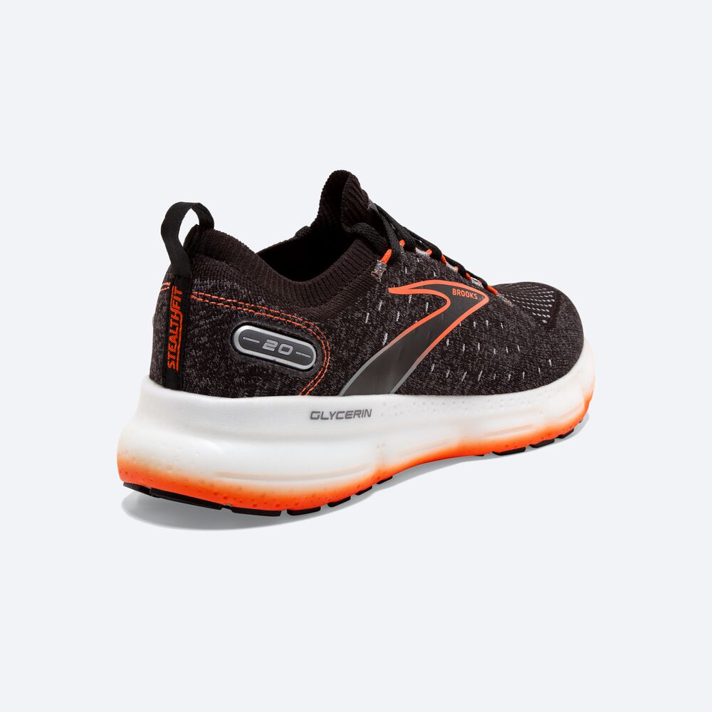 Brooks Glycerin StealthFit 20 παπουτσια για τρεξιμο ανδρικα μαυρα | GR901253