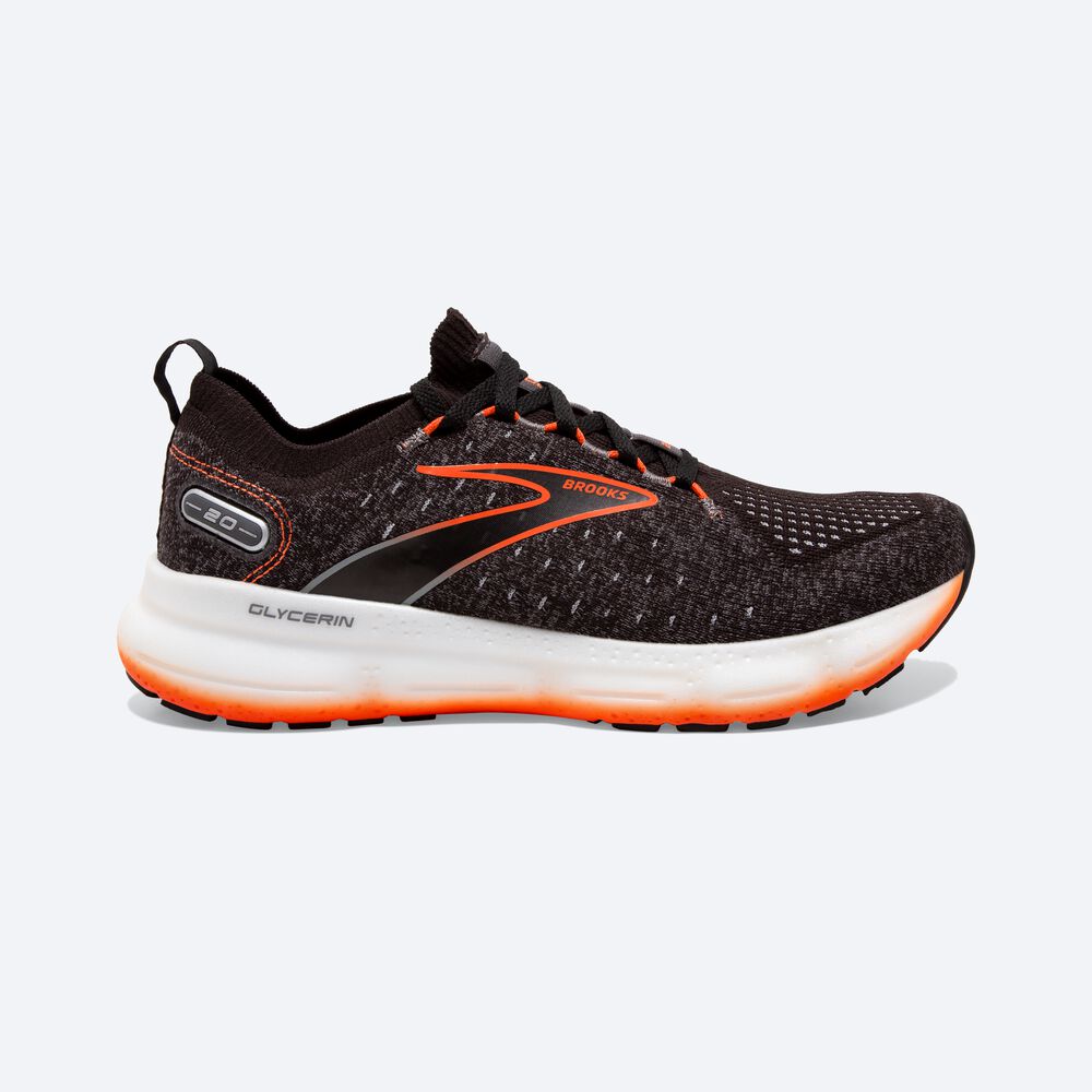 Brooks Glycerin StealthFit 20 παπουτσια για τρεξιμο ανδρικα μαυρα | GR901253