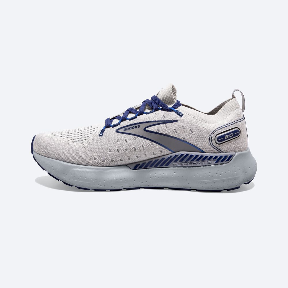 Brooks Glycerin StealthFit GTS 20 παπουτσια για τρεξιμο ανδρικα γκρι/μπλε | GR792381