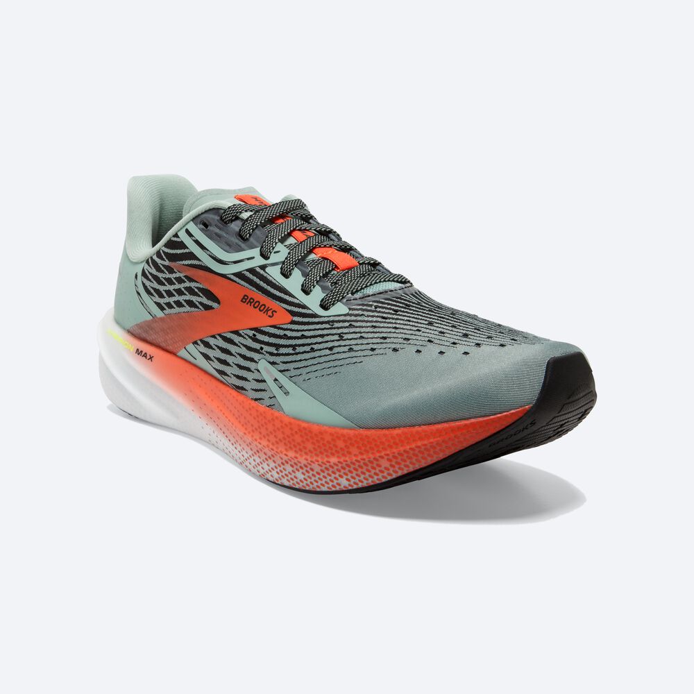 Brooks Hyperion Max παπουτσια για τρεξιμο ανδρικα μπλε/ροζ | GR349860