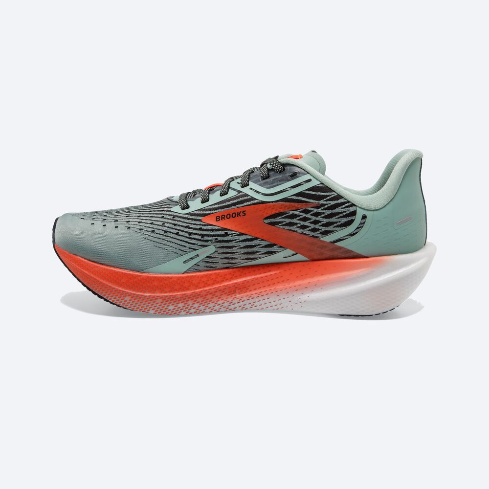 Brooks Hyperion Max παπουτσια για τρεξιμο ανδρικα μπλε/ροζ | GR349860