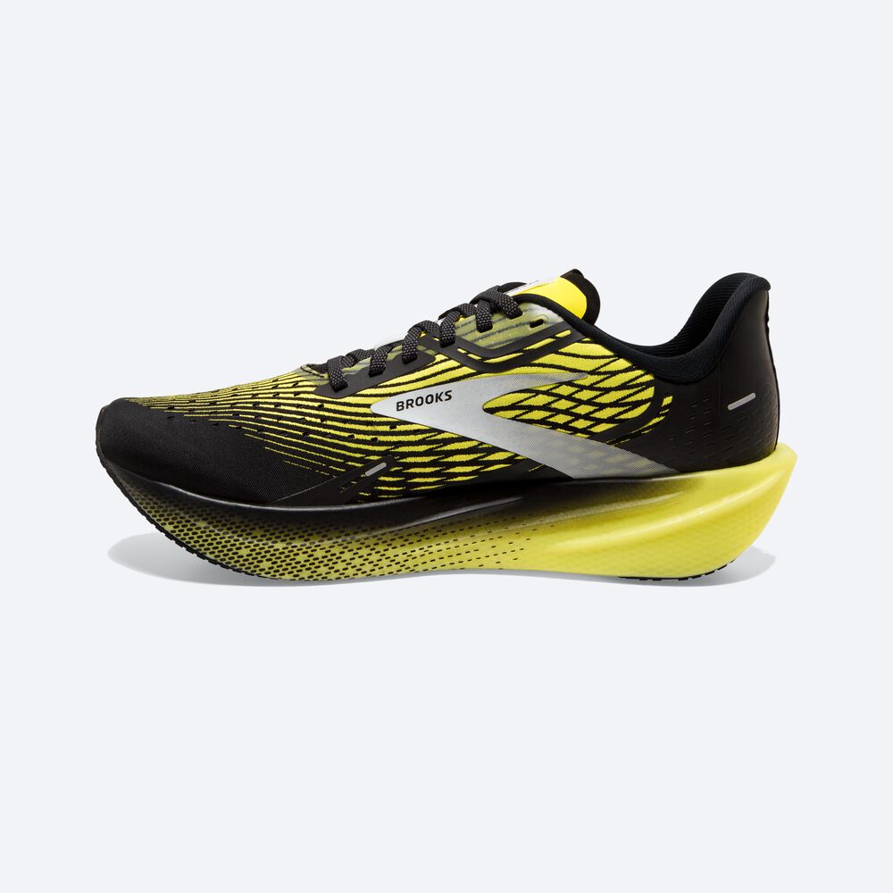 Brooks Hyperion Max παπουτσια για τρεξιμο ανδρικα μαυρα/κίτρινα/ασπρα | GR781430