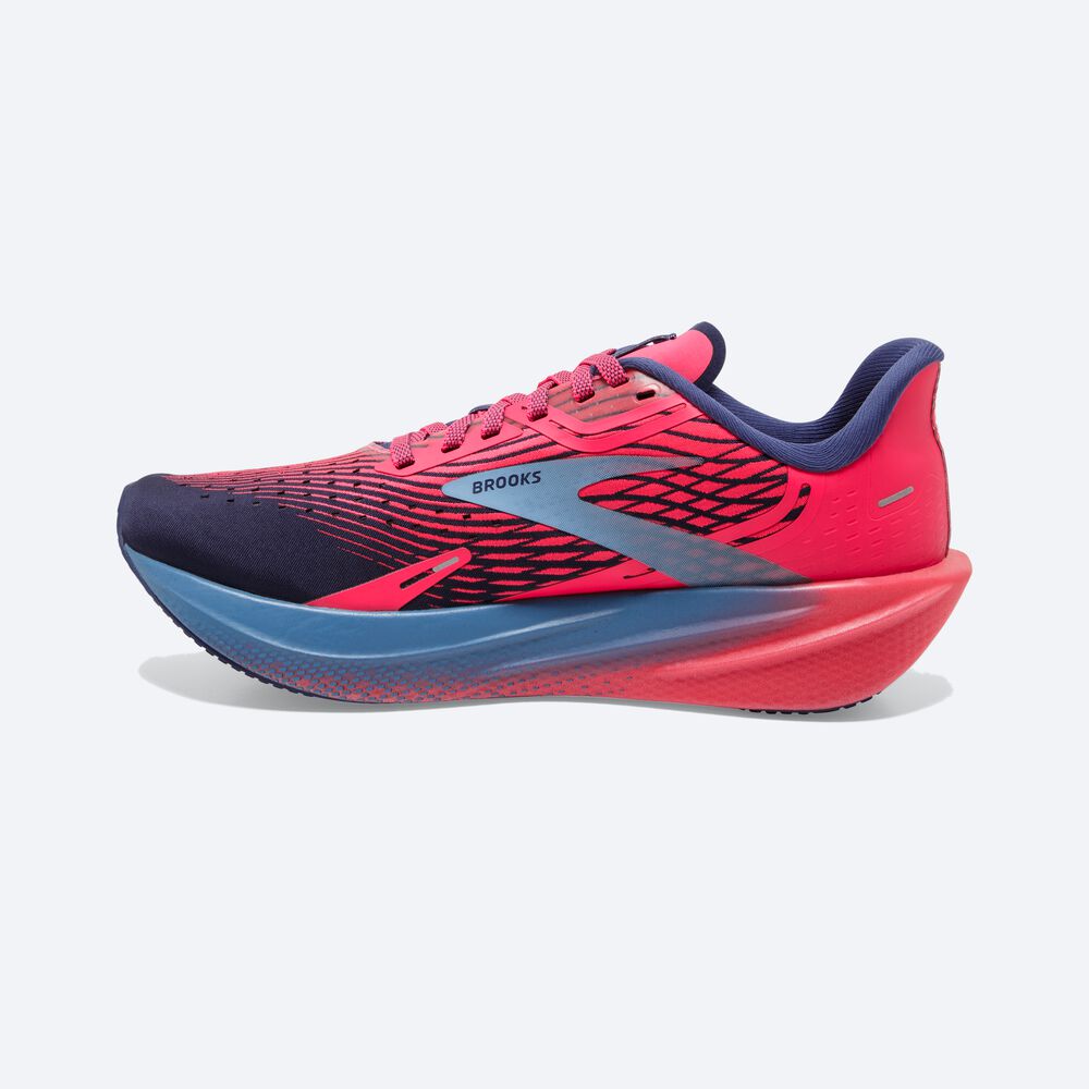 Brooks Hyperion Max παπουτσια για τρεξιμο γυναικεια ροζ/μπλε | GR784356