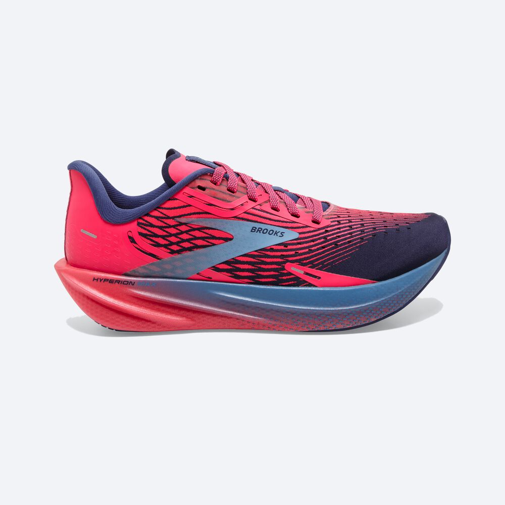 Brooks Hyperion Max παπουτσια για τρεξιμο γυναικεια ροζ/μπλε | GR784356