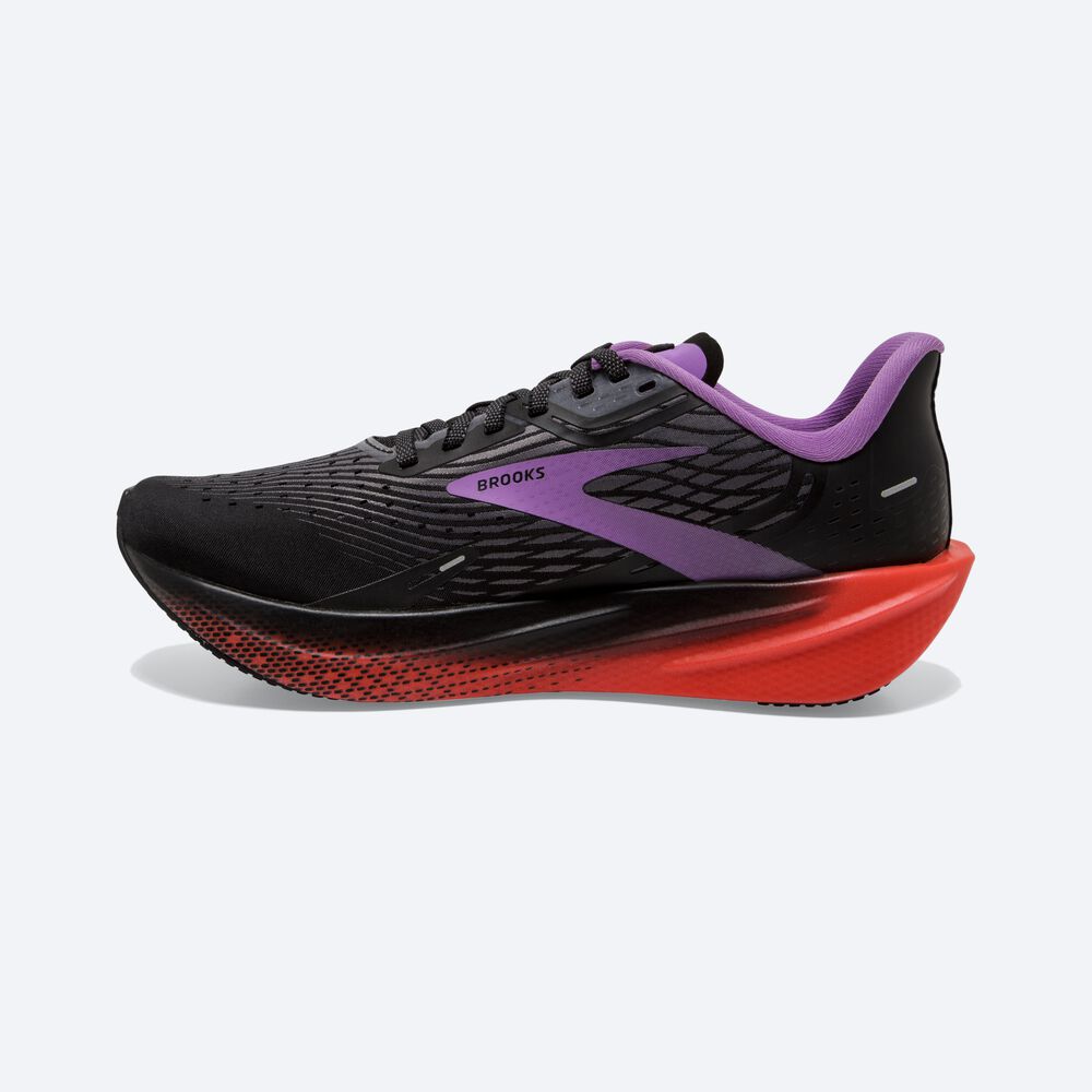 Brooks Hyperion Max παπουτσια για τρεξιμο γυναικεια μαυρα/με λουλουδια | GR820514