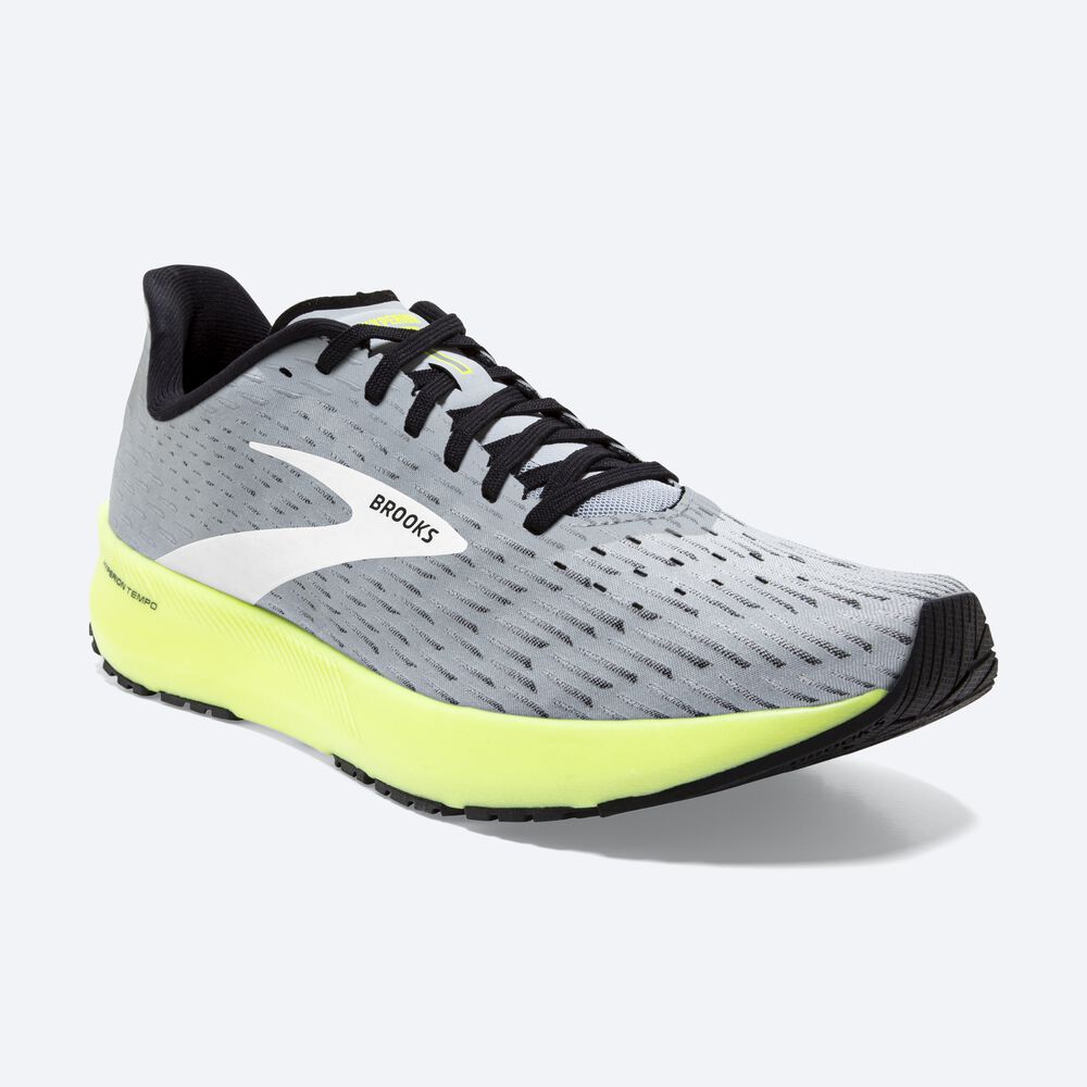 Brooks Hyperion Tempo αθλητικα παπουτσια running ανδρικα γκρι/μαυρα | GR369718