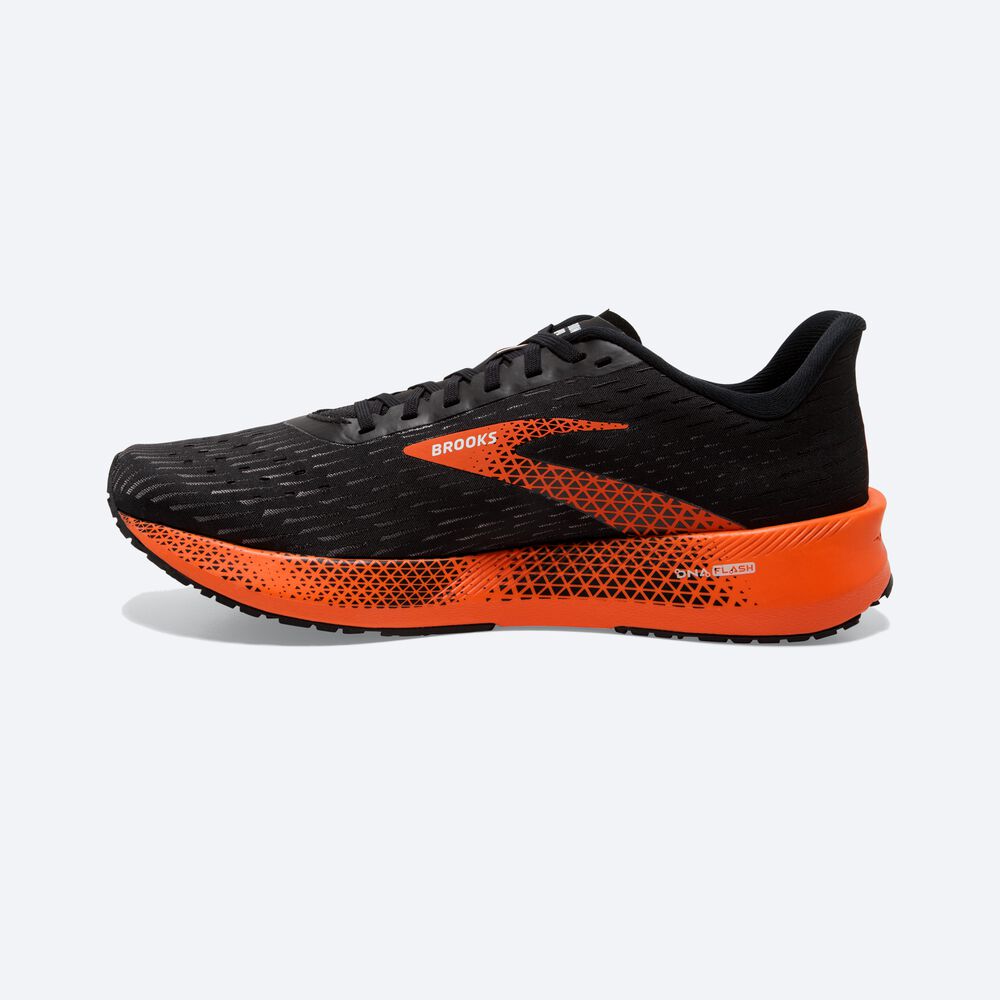 Brooks Hyperion Tempo παπουτσια για τρεξιμο ανδρικα μαυρα/γκρι | GR094526