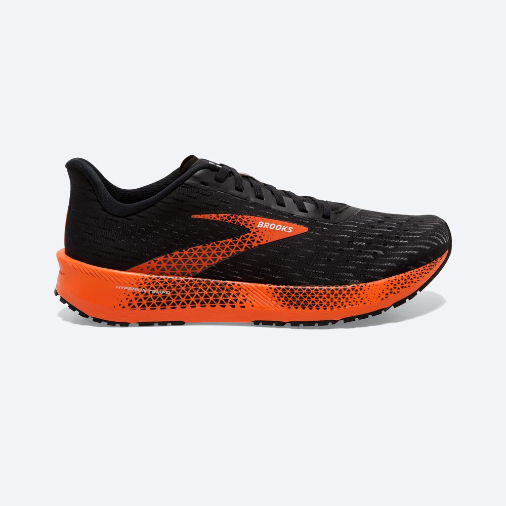 Brooks Hyperion Tempo παπουτσια για τρεξιμο ανδρικα μαυρα/γκρι | GR094526