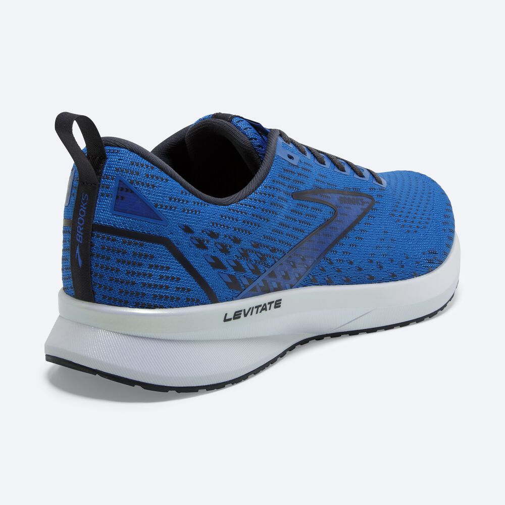 Brooks Levitate 5 αθλητικα παπουτσια running ανδρικα μπλε/ασπρα | GR479630