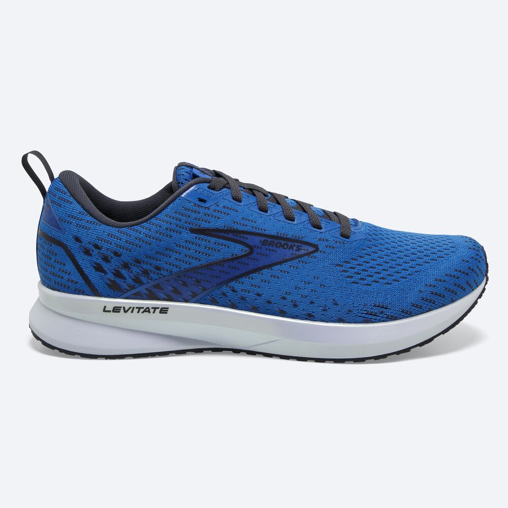 Brooks Levitate 5 αθλητικα παπουτσια running ανδρικα μπλε/ασπρα | GR479630