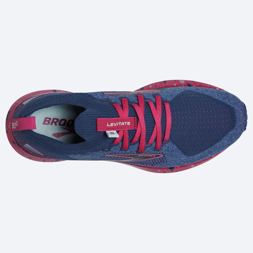 Brooks Levitate StealthFit 5 παπουτσια για τρεξιμο γυναικεια μπλε/μωβ | GR078964