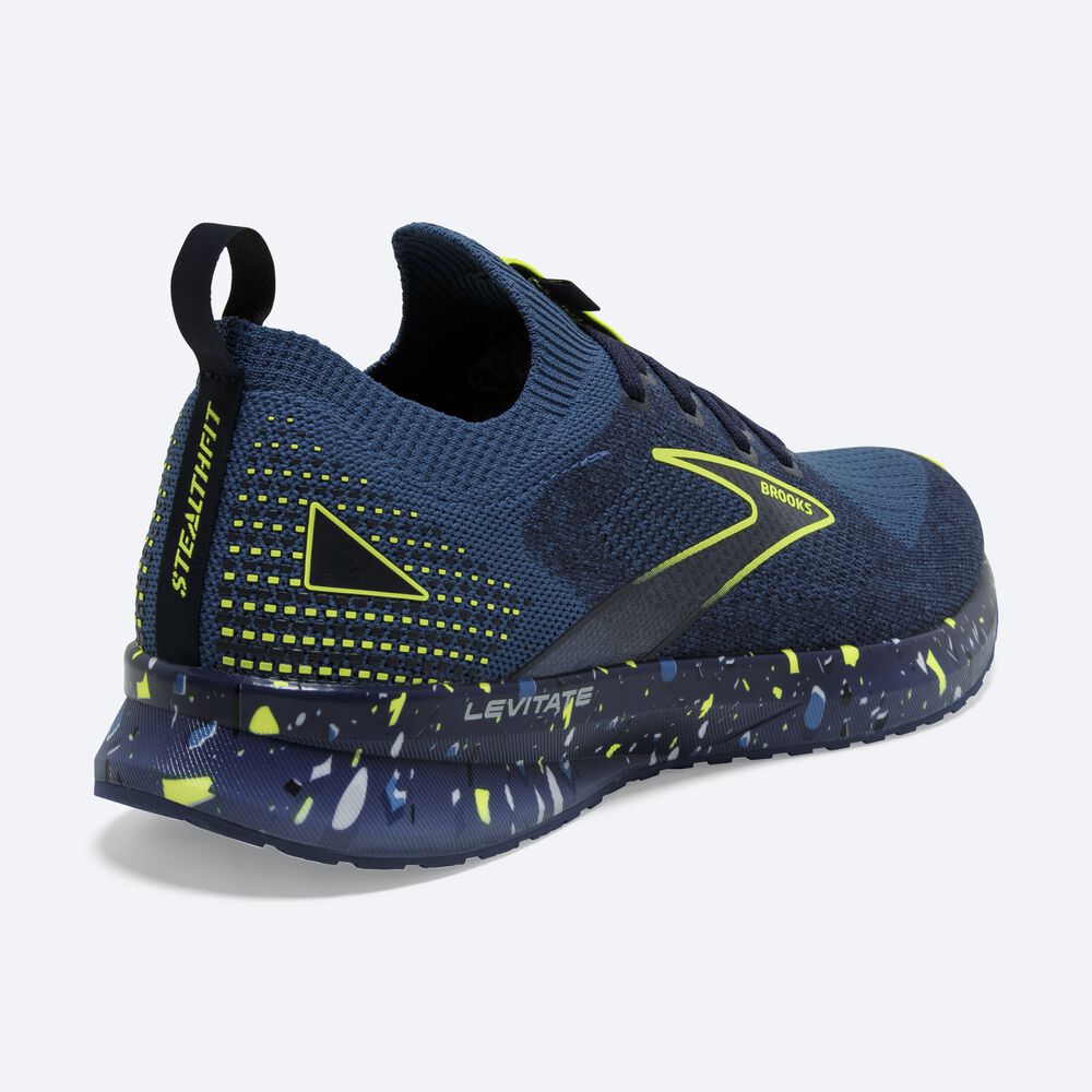 Brooks Levitate StealthFit 5 παπουτσια για τρεξιμο ανδρικα βαθυ μπλε/σκουρο μπλε | GR285301