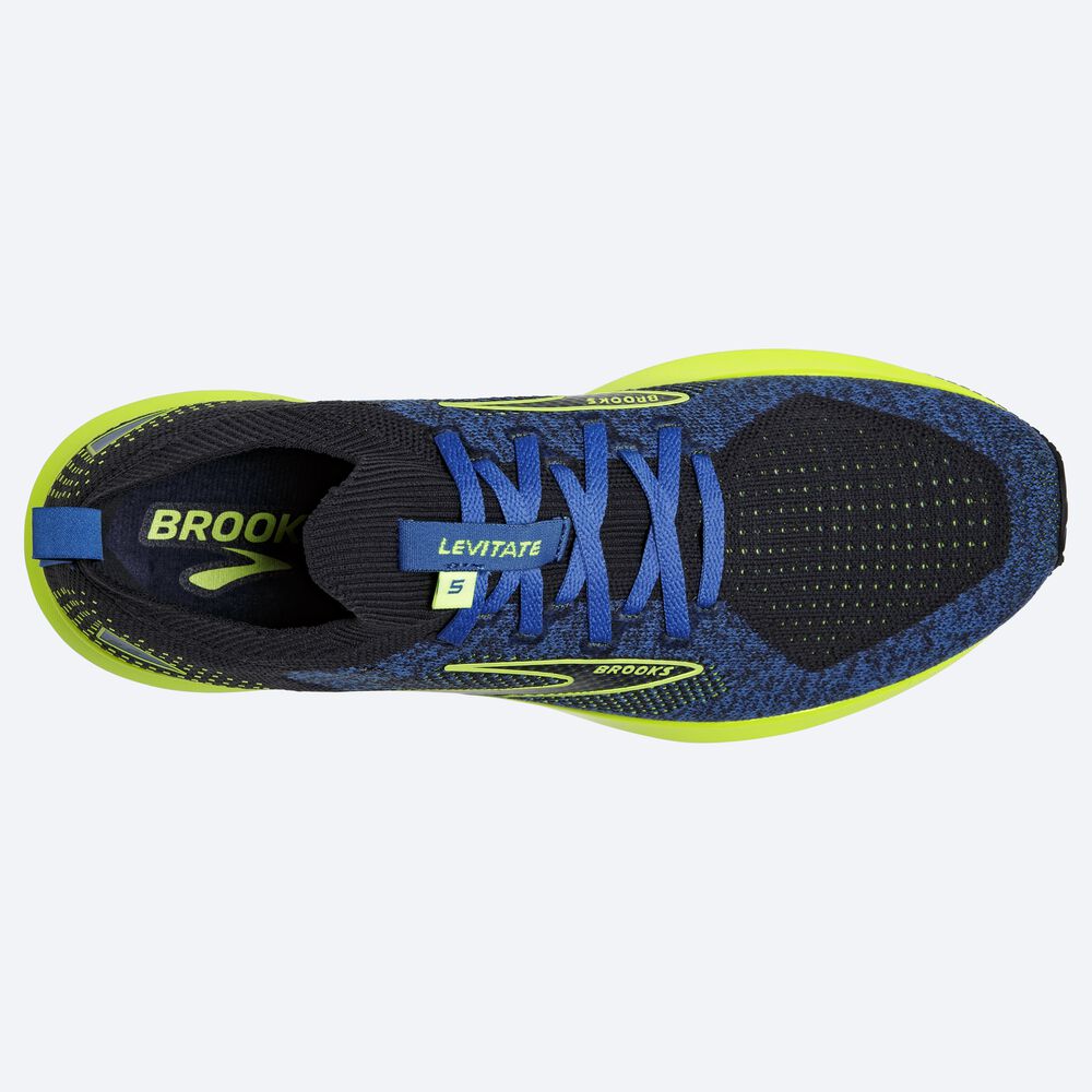 Brooks Levitate StealthFit 5 παπουτσια για τρεξιμο ανδρικα μπλε | GR649307