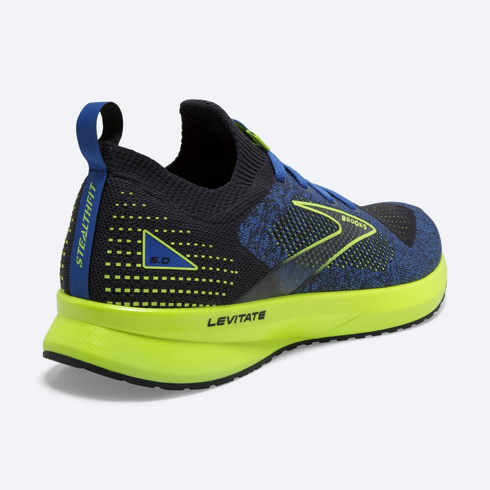 Brooks Levitate StealthFit 5 παπουτσια για τρεξιμο ανδρικα μπλε | GR649307