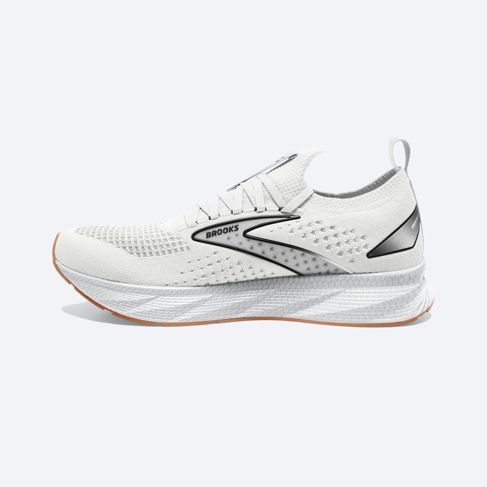 Brooks Levitate StealthFit 6 παπουτσια για τρεξιμο γυναικεια ασπρα | GR386954