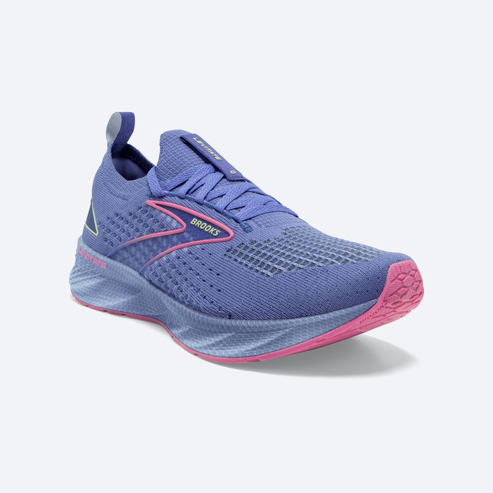 Brooks Levitate StealthFit 6 παπουτσια για τρεξιμο γυναικεια μωβ/ροζ | GR867249