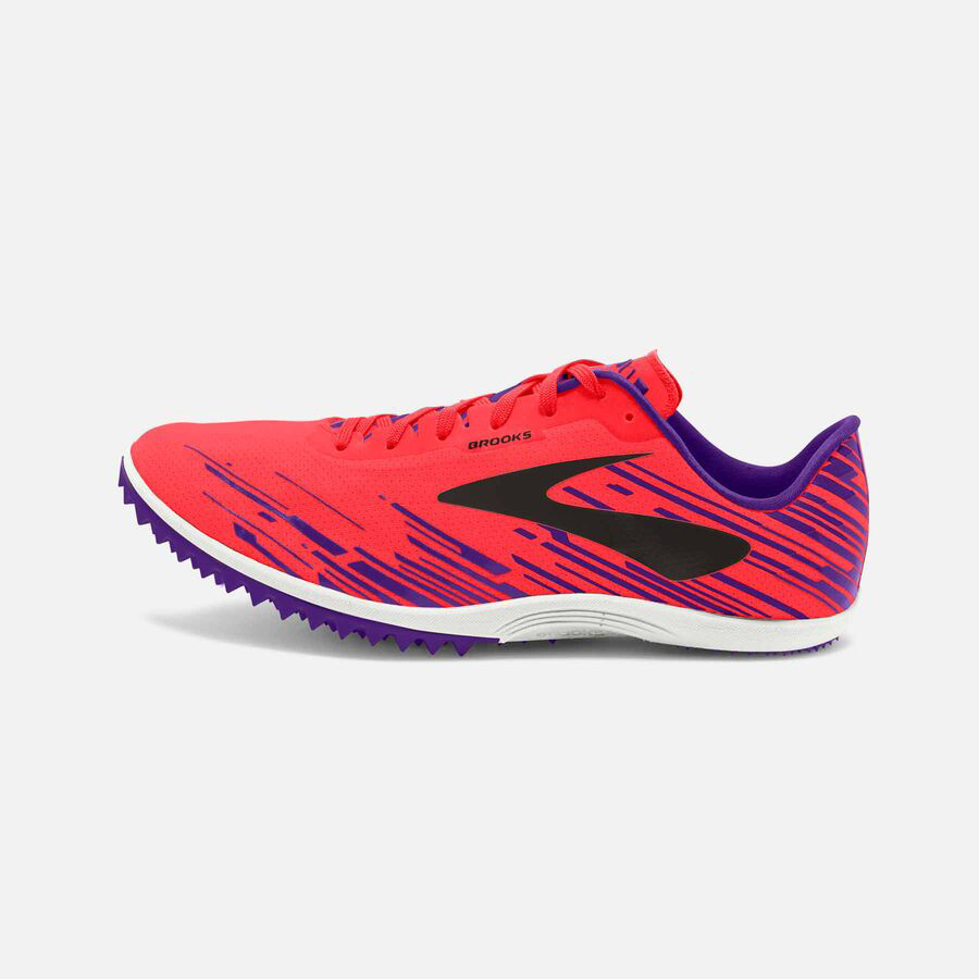 Brooks Mach 18 Spikeless παπουτσια spikes γυναικεια ροζ/μωβ | GR056274