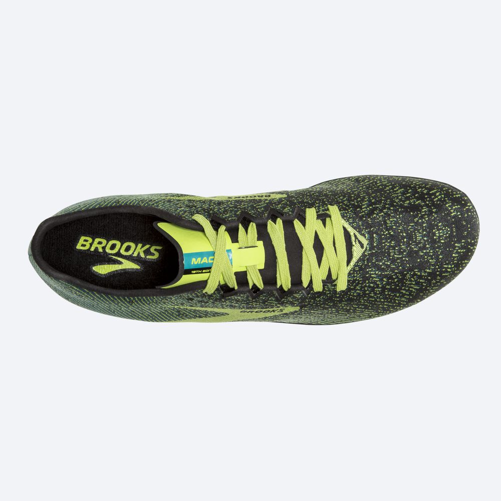 Brooks Mach 19 Spikeless παπουτσια spikes ανδρικα μαυρα/μπλε | GR054671