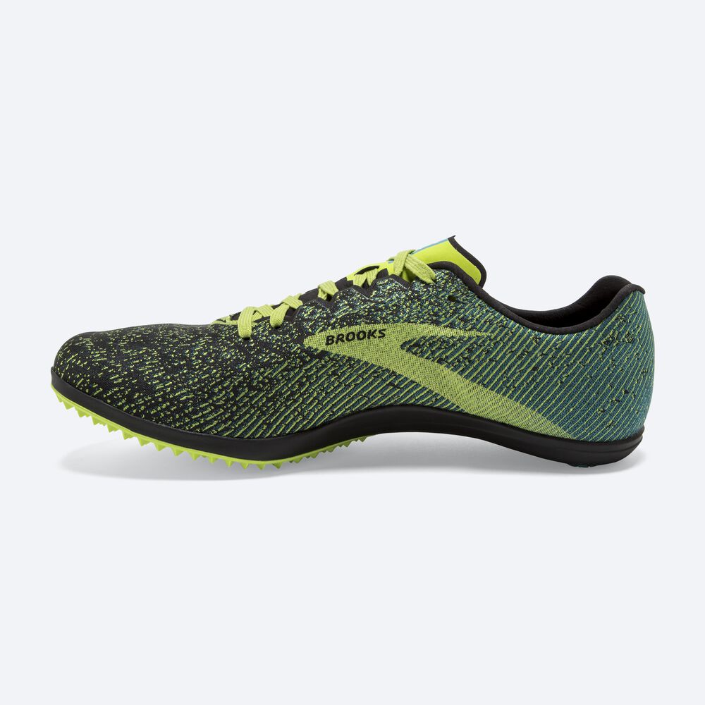 Brooks Mach 19 Spikeless παπουτσια spikes ανδρικα μαυρα/μπλε | GR054671