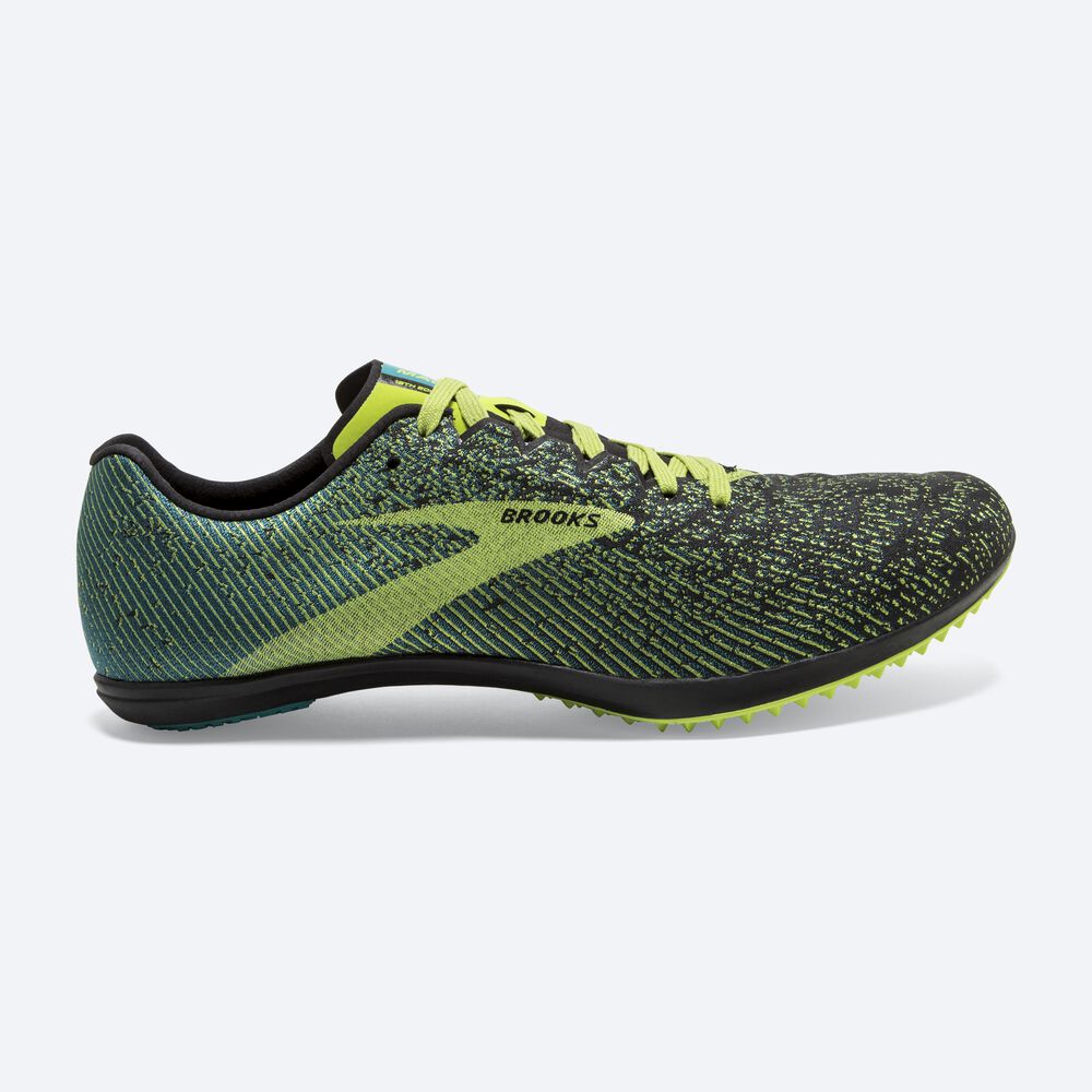 Brooks Mach 19 Spikeless παπουτσια spikes ανδρικα μαυρα/μπλε | GR054671