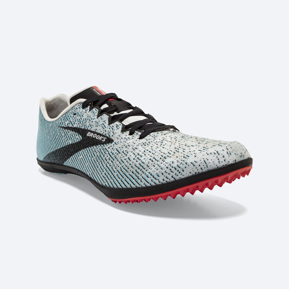 Brooks Mach 19 Spikeless παπουτσια spikes ανδρικα γκρι/μαυρα | GR582471