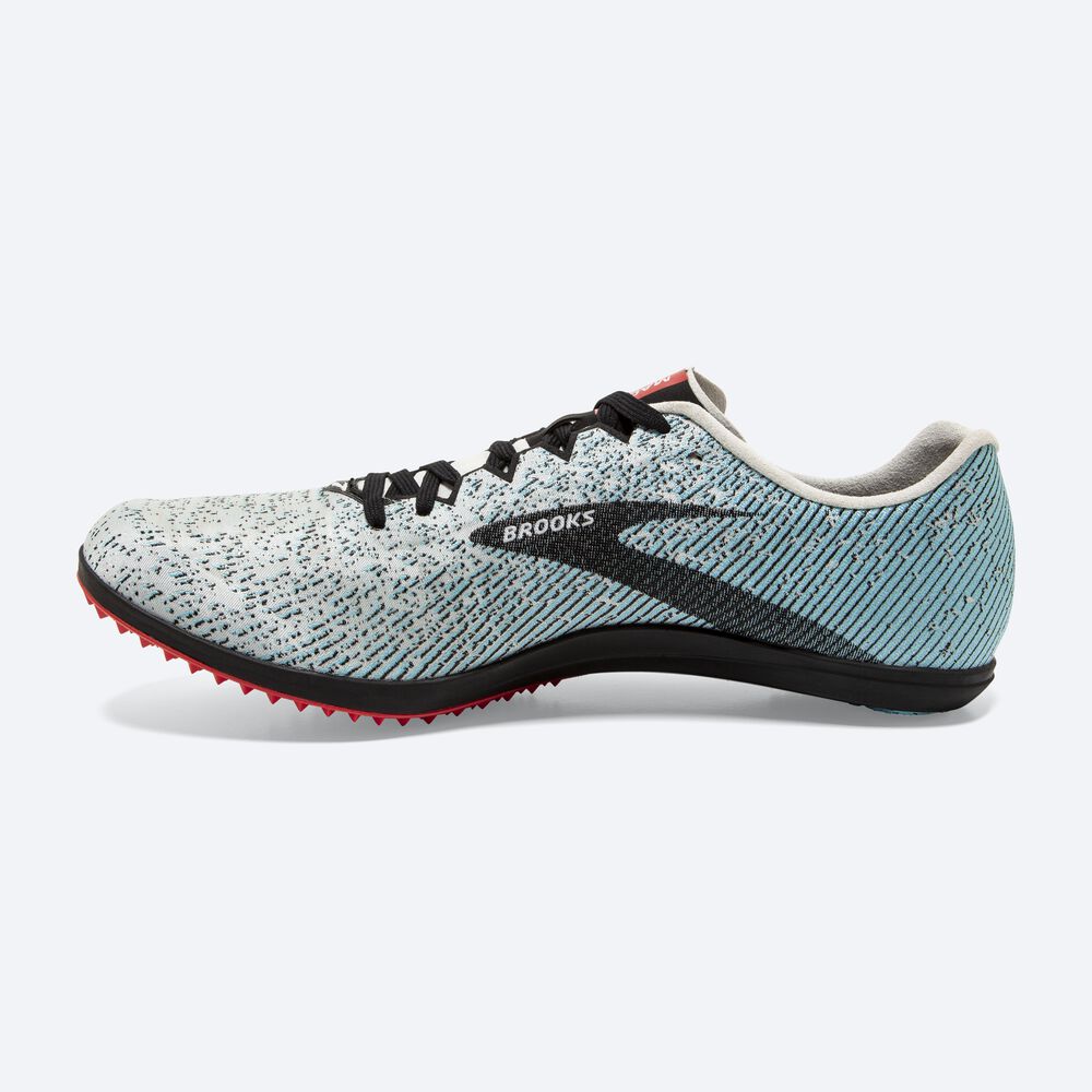 Brooks Mach 19 Spikeless παπουτσια spikes ανδρικα γκρι/μαυρα | GR582471