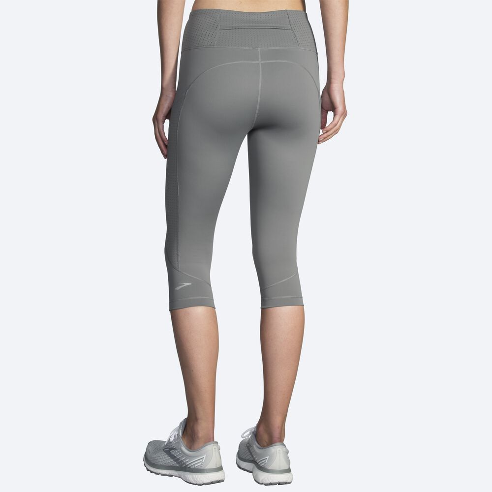 Brooks Method 1/2 Crop Tight κολαν γυναικεια γκρι | GR015429