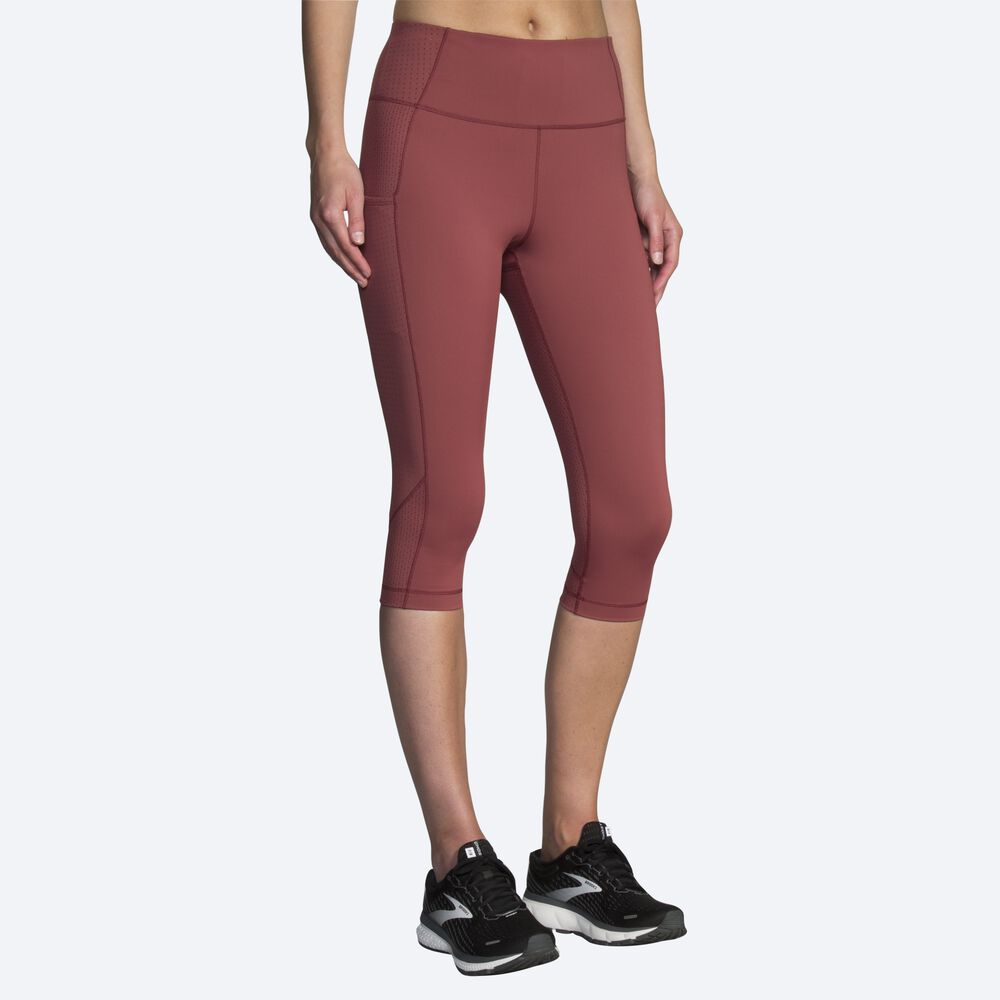 Brooks Method 1/2 Crop Tight κολαν γυναικεια Terracotta | GR546189