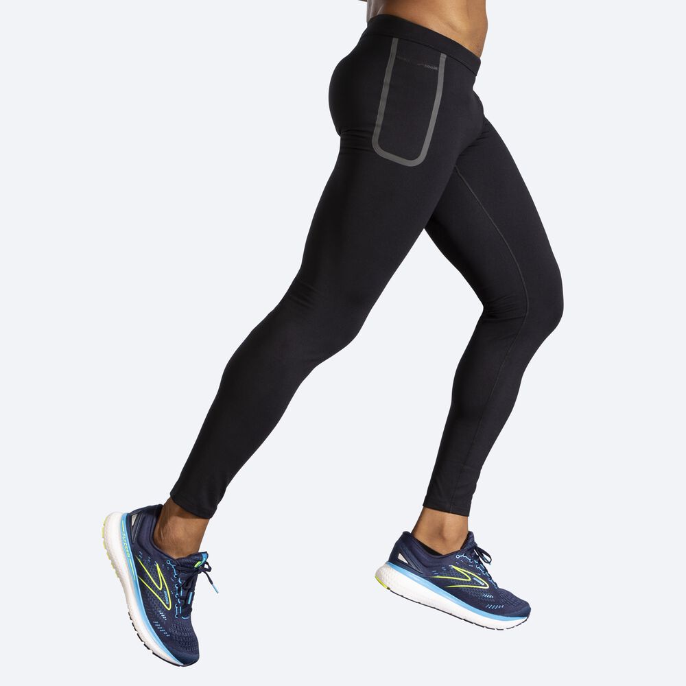 Brooks Momentum Thermal Tight κολαν ανδρικα μαυρα | GR456230